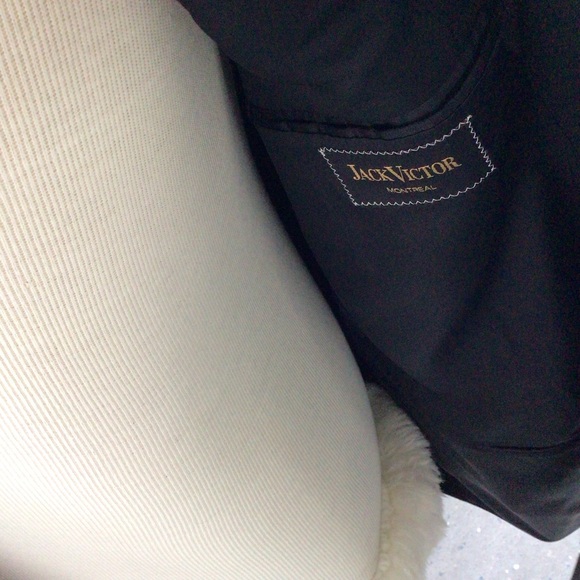 Jack Victor Montreal 100% Pure Virgin Wool Black Double Breasted Dress Blazer - Picture 10 of 16